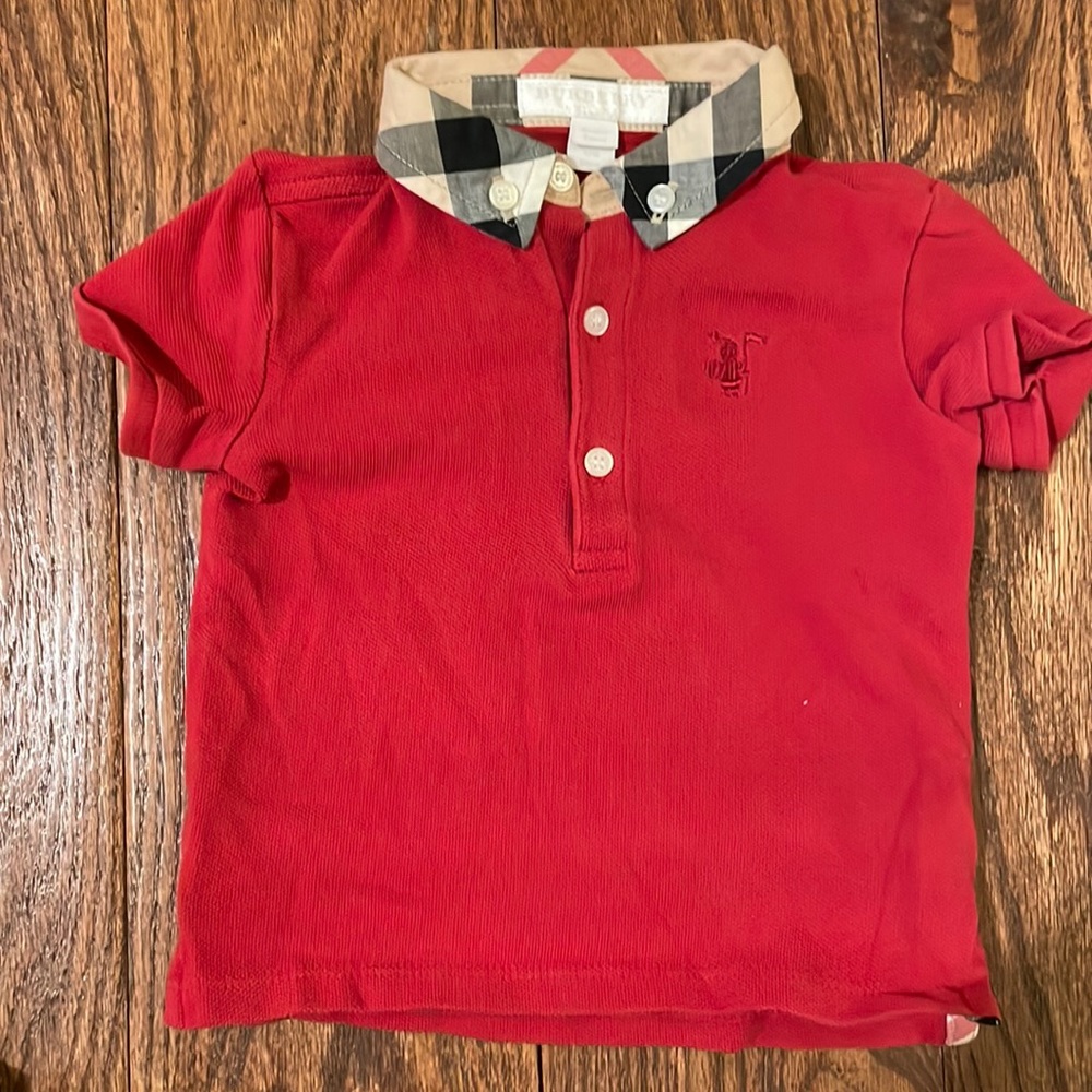 Burberry polo size 12 month